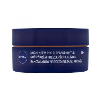 Nivea Anti-Wrinkle + Contouring 65+ 50 ml noční pleťový krém na všechny typy pleti; proti vráskám; na rozjasnění pleti; výživa a regenerace pleti