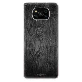 Odolné silikonové pouzdro iSaprio - Black Wood 13 - Xiaomi Poco X3 Pro / X3 NFC