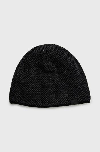 Čepice 4F černá barva, z husté pleteniny