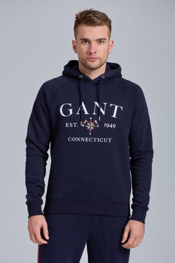 MIKINA GANT D1. GANT SAILING SWEAT HOODIE modrá M