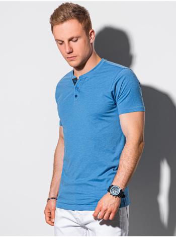 Pánské tričko bez potisku S1390 - nebesky modré