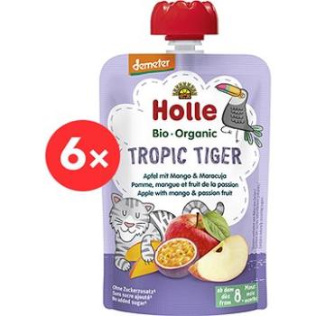 HOLLE Tropic Tiger  BIO jablko mango a maracuja  6× 100 g (7640161877405)
