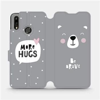 Flipové pouzdro na mobil Huawei P Smart 2019 - MH06P Be brave - more hugs (5903226741496)