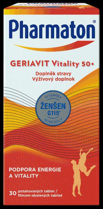 Pharmaton Geriavit Vitality 50+, 30 tablet