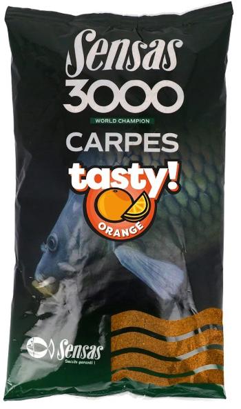 Sensas Krmítková směs 3000 Carp Tasty 1kg - Pomeranč