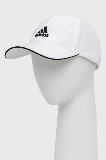 Čepice adidas HB7119 bílá barva, s aplikací