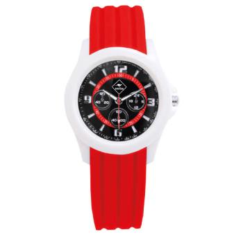 Dámské náramkové hodinky roadsign bunbury r14022, červené