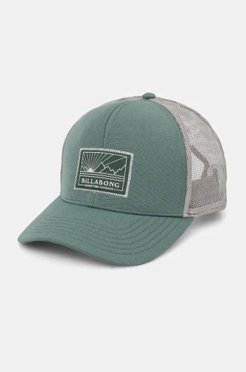 Kšiltovka Billabong Adiv Range Trucker zelená barva, s aplikací, ABYHA00483