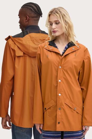 Nepromokavá bunda Rains Jacket W3 oranžová barva, přechodná, 12010-63