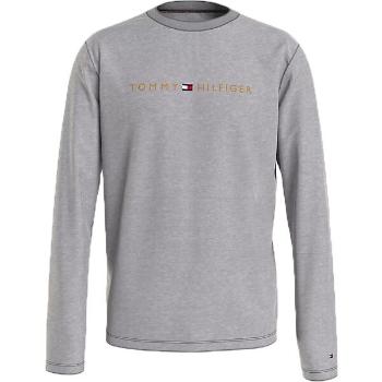 Tommy Hilfiger TOMMY ORIGINAL-CN LS TEE LOGO Pánské triko s dlouhým rukávem, šedá, velikost XL