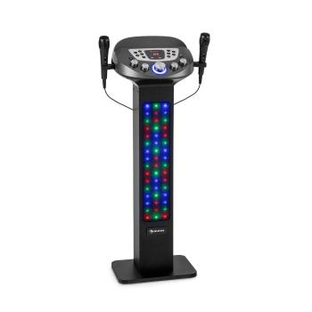 Auna KaraBig LightUp MKII, karaoke systém, BT, 2 × mikrofon, vícebarevný, 2 × USB, 40 W RMS, 480 W peak