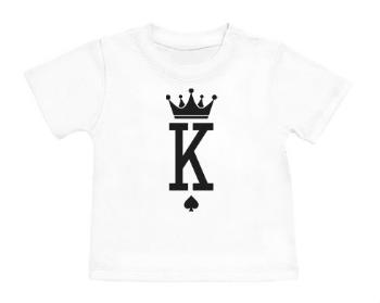 Tričko pro miminko K as King