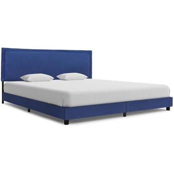 Rám postele modrý textil 180x200 cm (280995)