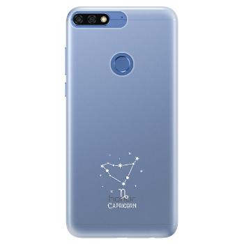 Silikonové pouzdro iSaprio - čiré - Kozoroh - Huawei Honor 7C