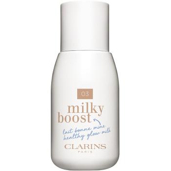 Clarins Milky Boost tónovací mléko pro sjednocení barevného tónu pleti odstín 03 Milky Cashew 50 ml