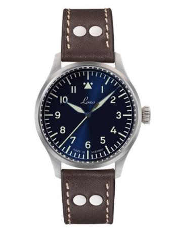 Laco Flieger Stuttgart Pro Blau 43 Handwinding