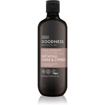 Baylis & Harding Goodness Patchouli, Cedar & Cypress sprchový gel pro muže 500 ml