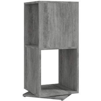 Shumee otočná skříňka betonově šedá 34,5×34,5×75,5 cm dřevotříska, 339552 (339552)
