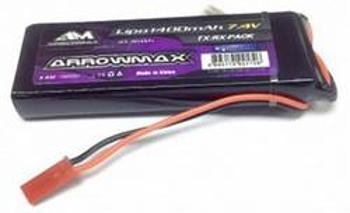 Akumulátor přijímače (LiPo) (modelářství) 7.4 V 1400 mAh ArrowMax Stick BEC