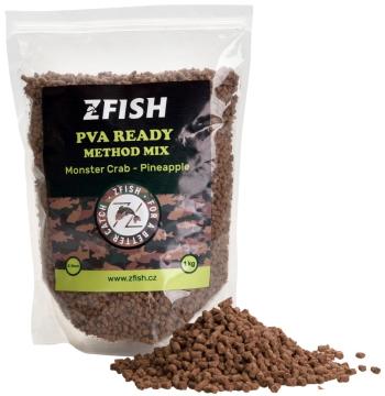 Zfish mikropeletky pva ready method feeder mix 2-3 mm 1 kg - monster crab pineapple