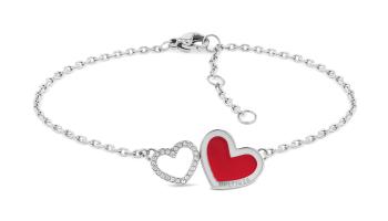 Tommy Hilfiger Půvabný ocelový náramek se srdíčky Enamel Hearts 2780745