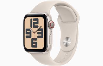 Apple Watch SE Cell/40mm/Starlight/Sport Band/Starlight/-M/L