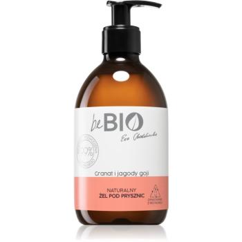 beBIO Pomegranate & Goji Berry osvěžující sprchový gel 400 ml