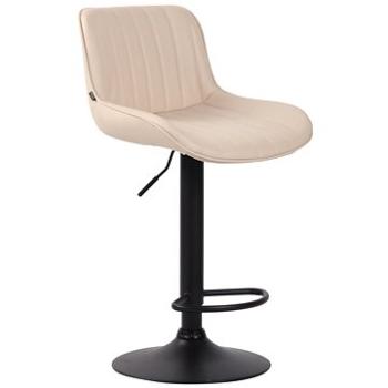 BHM Germany Barová židle Lentini, syntetická kůže, černá / krémová (C1006153)