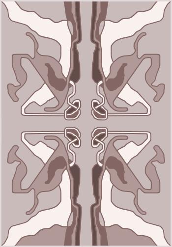 GDmats koberce Designový kusový koberec Patrick od Jindřicha Lípy - 120x170 cm Béžová