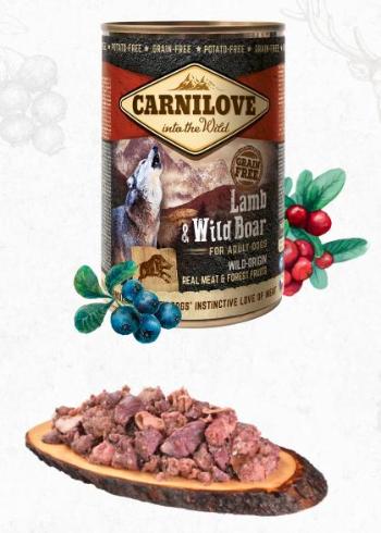 CARNILOVE   konz.  ADULT LAMB/wild boar - 400g