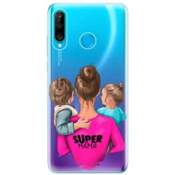 iSaprio Super Mama - Boy and Girl pro Huawei P30 Lite (smboygirl-TPU-HonP30lite)