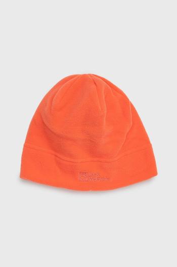 Čepice Jack Wolfskin oranžová barva, z tenké pleteniny