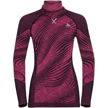 Odlo BL TOP WITH FACEMASK L/S BLACKCOMB ECO Funkční dámské tričko s integrovanou kuklou, růžová, velikost XS