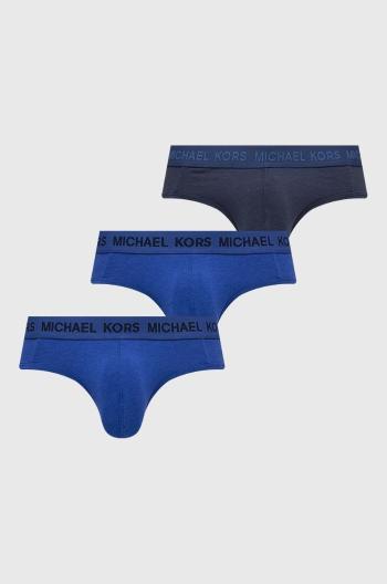 Spodní prádlo Michael Kors 3-pack pánské, tmavomodrá barva