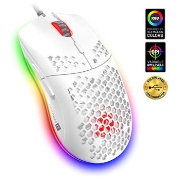 CONNECT IT BATTLE AIR Pro gaming mouse, bílá (CMO-5510-WH)