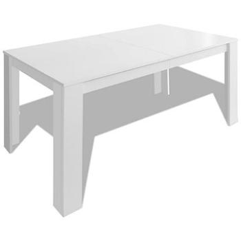 Jídelní stůl 140x80x75 cm bílý (243056)