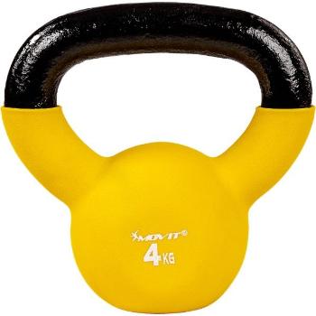 63640 MOVIT Kettlebell činka žlutá, 4 kg
