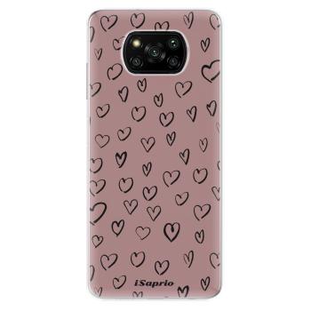 Odolné silikonové pouzdro iSaprio - Heart Dark - Xiaomi Poco X3 Pro / X3 NFC