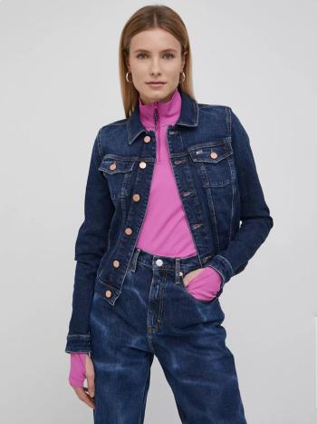 Tommy Jeans dámská tmavě modrá džínová bunda - S (1BK)