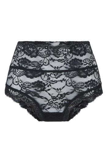 Dámské kalhotky LingaDore 1400B-2 High brief S Černá