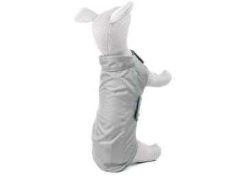 Vsepropejska Icy zimní bunda pro psa s reflexními prvky Barva: Šedá, Délka zad (cm): 40, Obvod hrudníku: 40 - 64 cm