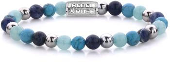 Rebel&Rose Ocelový náramek Blue Summer Vibes II RR-60056-S 15 cm - XS