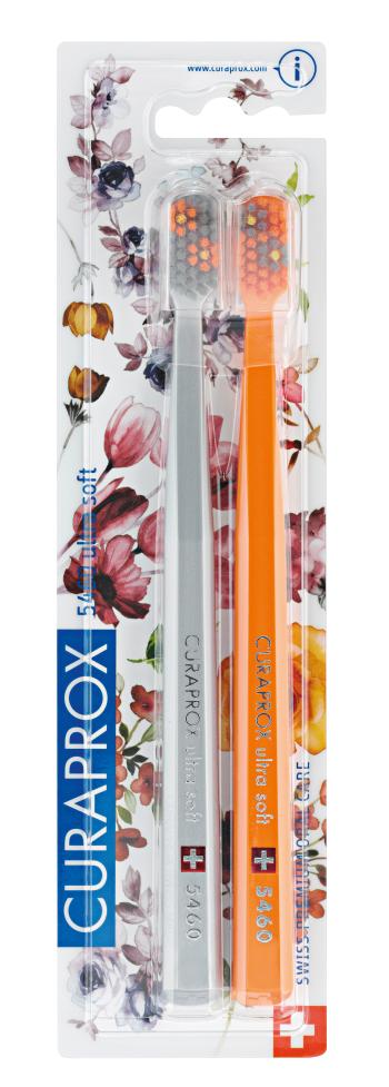 Curaprox CS 5460 zubní kartáček, Ultra soft FLOWER duo pack