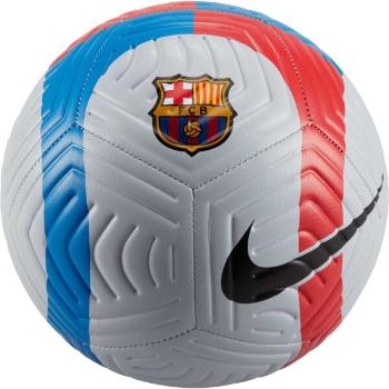 Nike FCB STRIKE Fotbalový míč, bílá, velikost 5