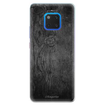 Silikonové pouzdro iSaprio - Black Wood 13 - Huawei Mate 20 Pro