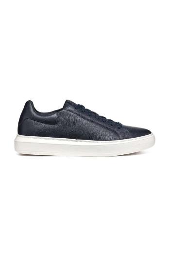 Kožené sneakers boty Geox U DEIVEN tmavomodrá barva, U455WD 00047 C4064