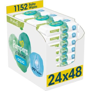 Pampers Harmonie Aqua vlhčené čisticí ubrousky pro děti 24x48 ks