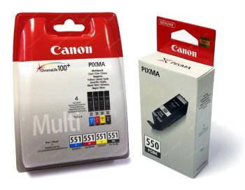 Canon PGI-550 + CLI-551 C/M/Y/BK/GY Multi pack