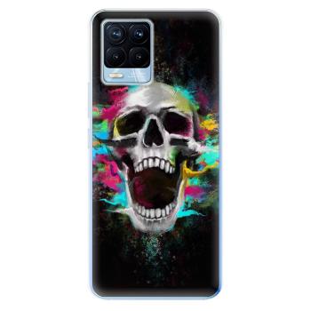 Odolné silikonové pouzdro iSaprio - Skull in Colors - Realme 8 / 8 Pro