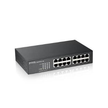 Zyxel GS1100-16 v3 16-port Gigabit Ethernet Switch, fanless, GS1100-16-EU0103F
